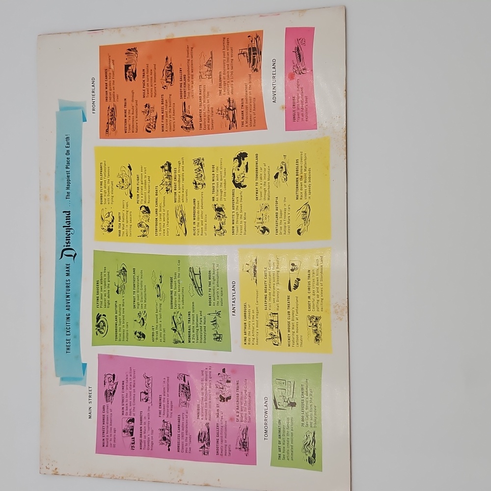 Vintage Walt Disney's Guide to Disneyland Booklet Collectible - Picture 4 of 10